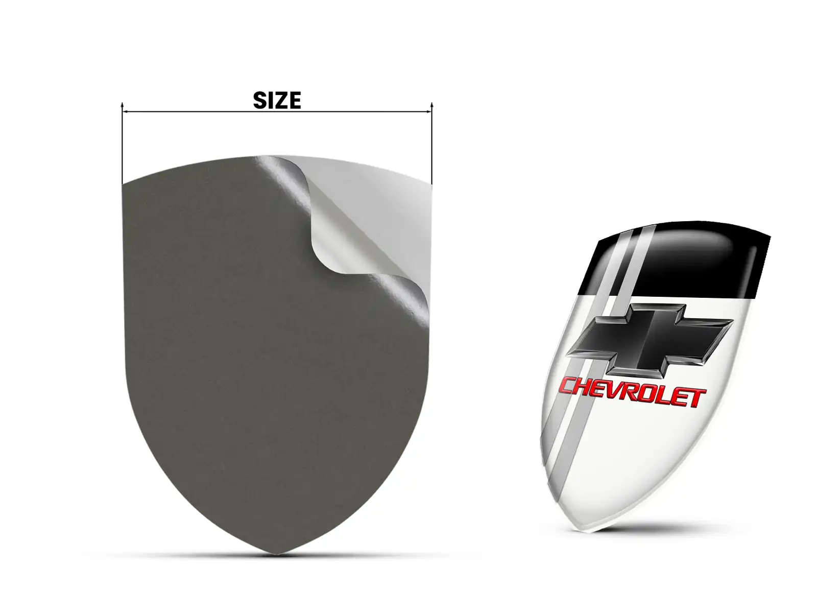 Chevrolet Adesivi Parabrezza Auto Limitati Corsa Regolabili